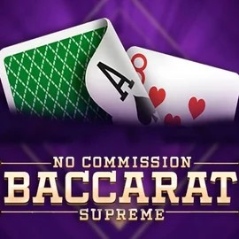 Baccarat Supreme online game logo by OneTouch Games on casinacho-casino.org