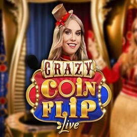 Crazy Coin Flip logo by Evolution at Casinacho CasinoCrazy Coin Flip