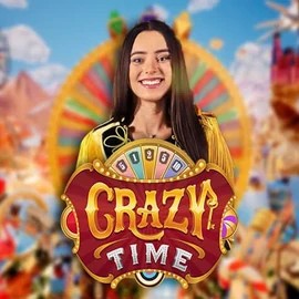 Logo of Crazy Time from Evolution at Casinacho Casino