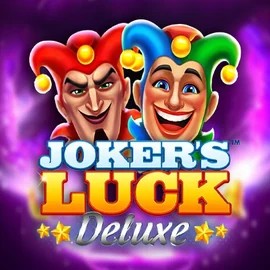 Jokers Luck Deluxe slot logo by Skywind Group at Casinacho Casino
