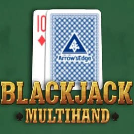 Multihand Blackjack online game logo by Pragmatic Play on casinacho-casino.org