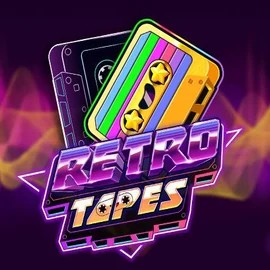 Retro Tapes slot logo by Push Gaming at Casinacho CasinoRetro Tapes