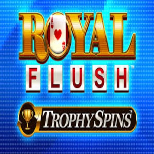 Royal Flush Trophy Spins online game logo by Greentube on casinacho-casino.org