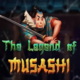 The Legend of Musashi online game logo by Peter & Sons on casinacho-casino.org